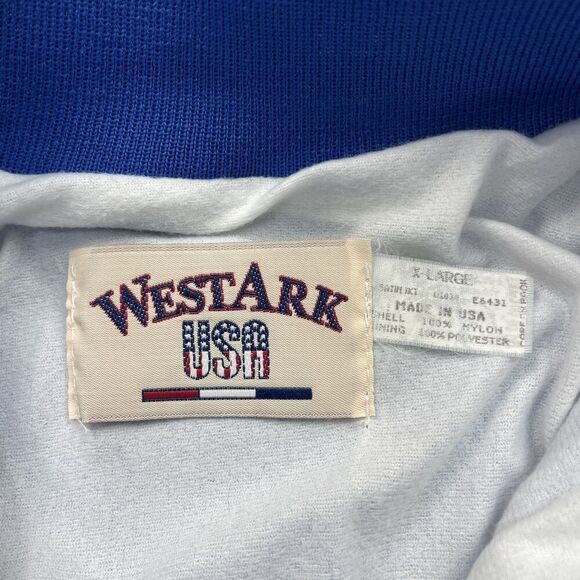 Vintage Jacket Mens XL Arkansas Fraternal Order of Eagles Satin Y2K Westark - Picture 3 of 8